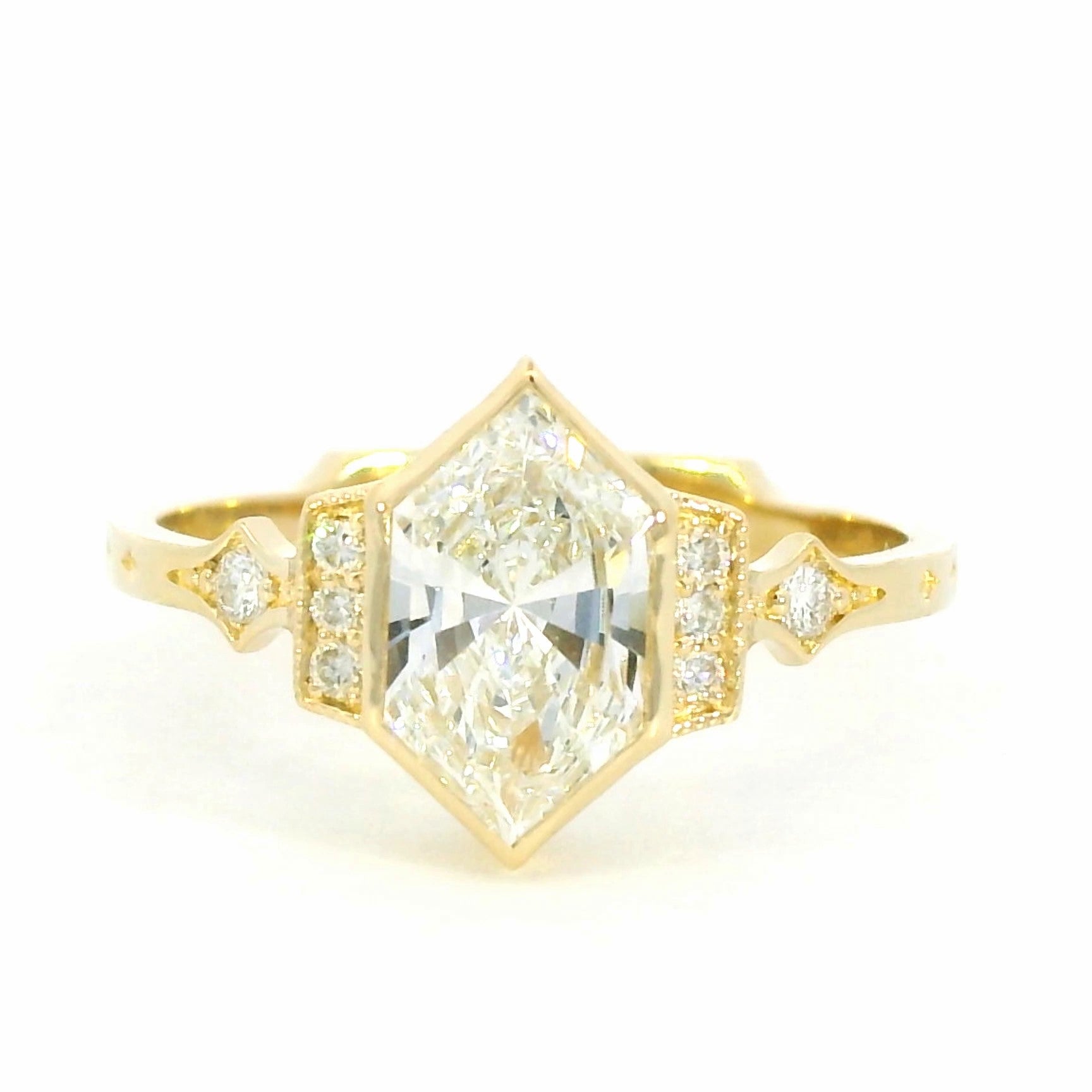 diamond ring with white background