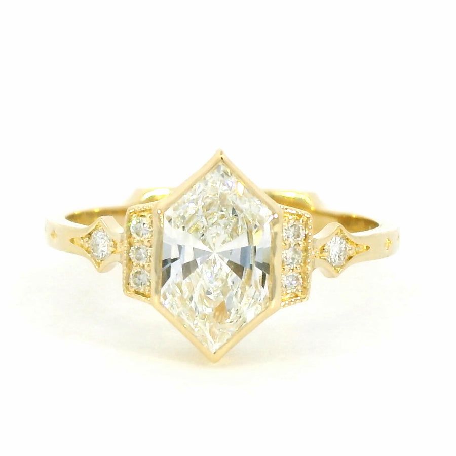 diamond ring with white background