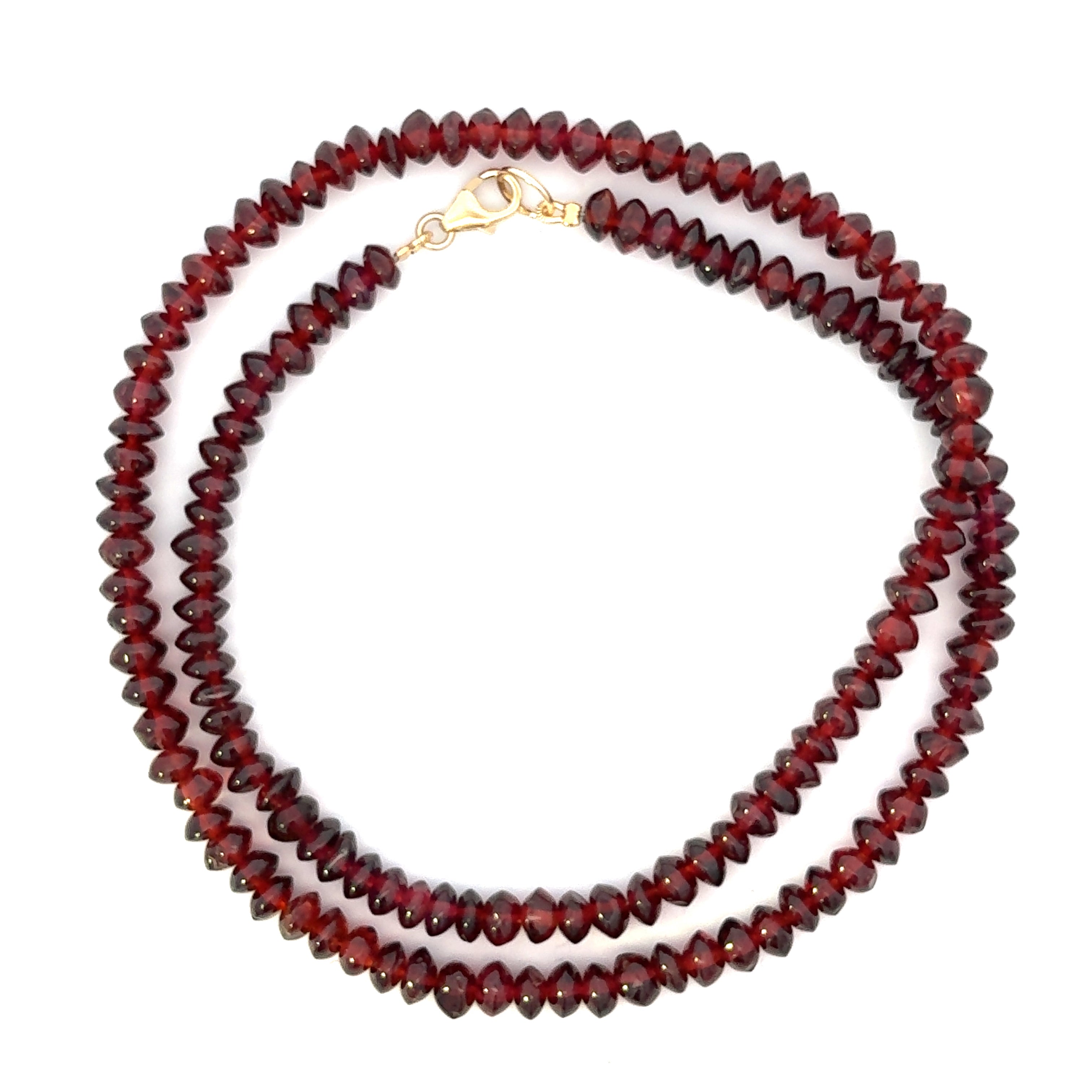 Red beaded necklace