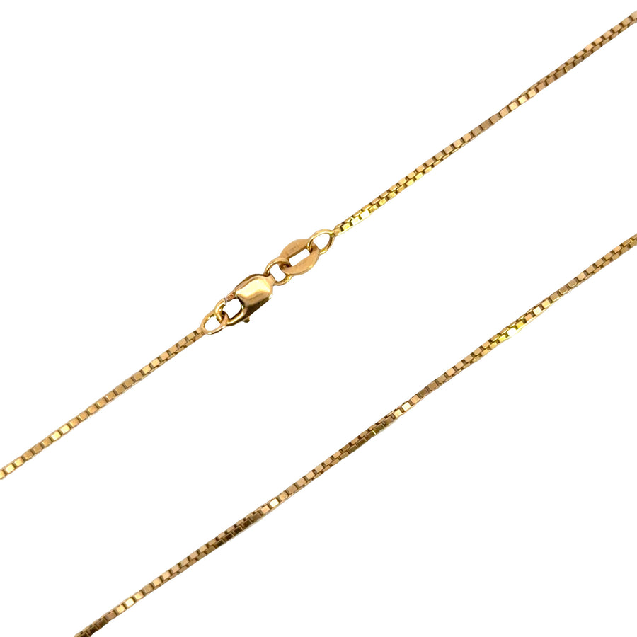 14K Yellow Gold Box Chain