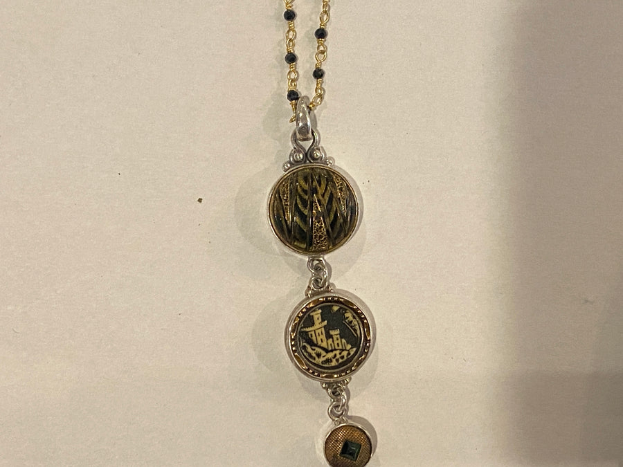 Silver Necklaces - Colored Stone