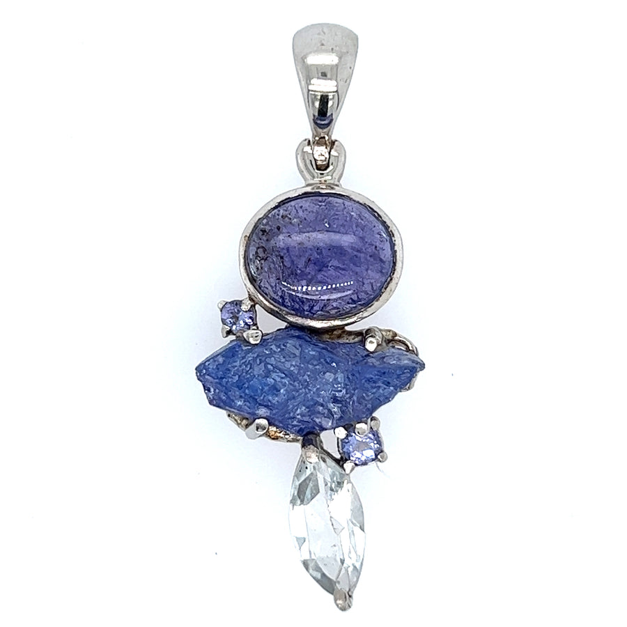 Silver Pendants/Charms - Colored Stone