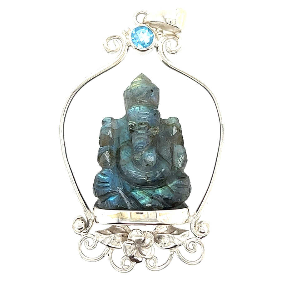 Silver Pendants/Charms - Colored Stone