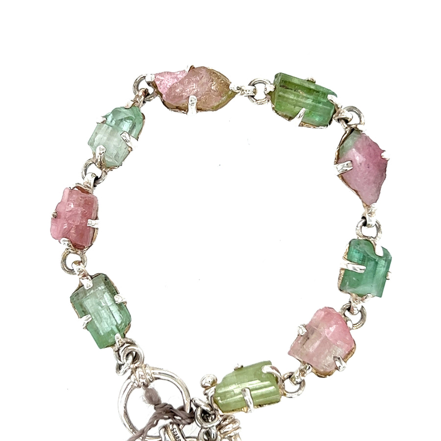 Silver Bracelets - Colored Stone