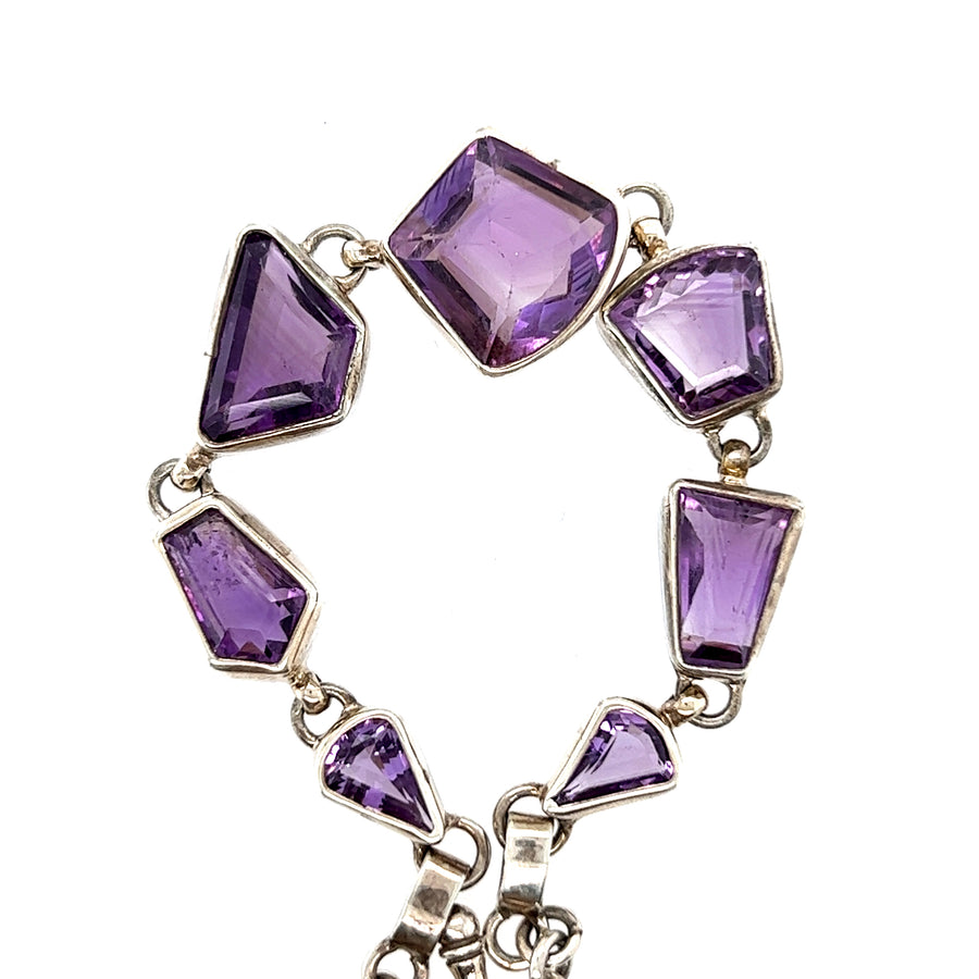 Silver Bracelets - Colored Stone