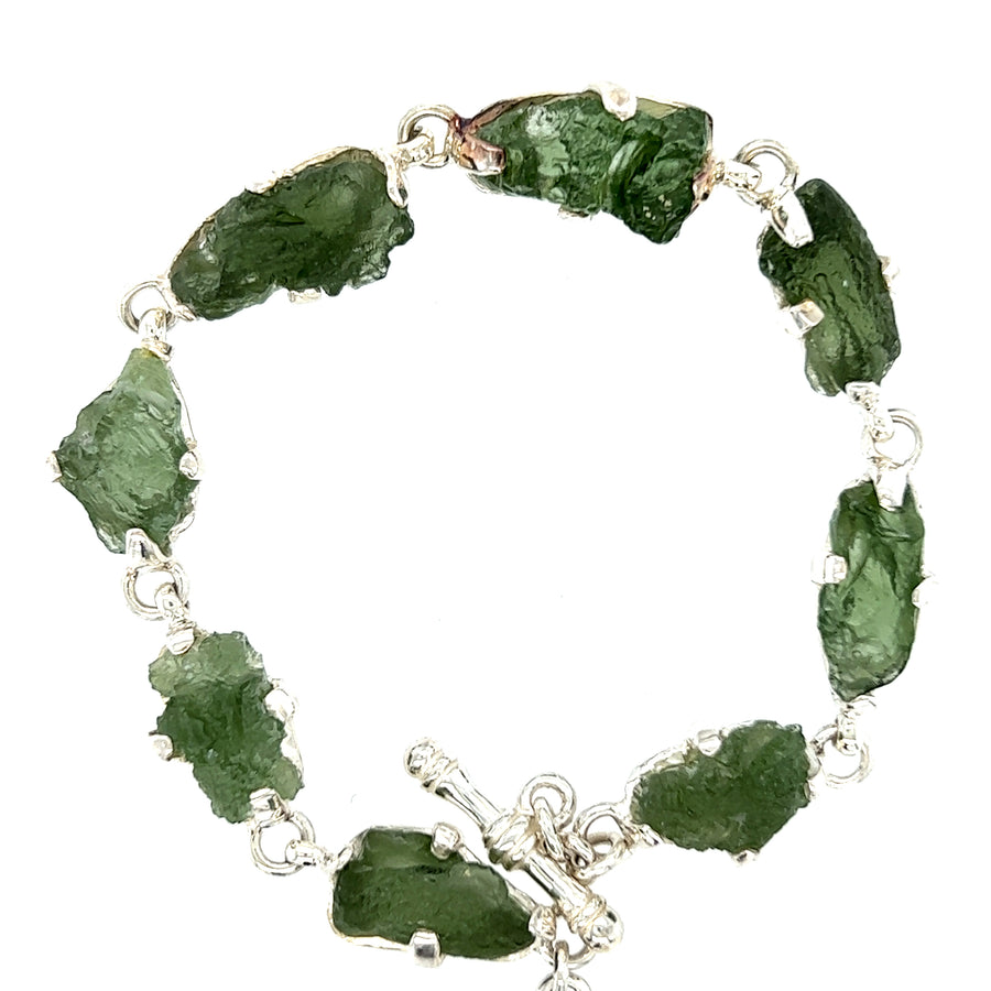 Silver Bracelets - Colored Stone
