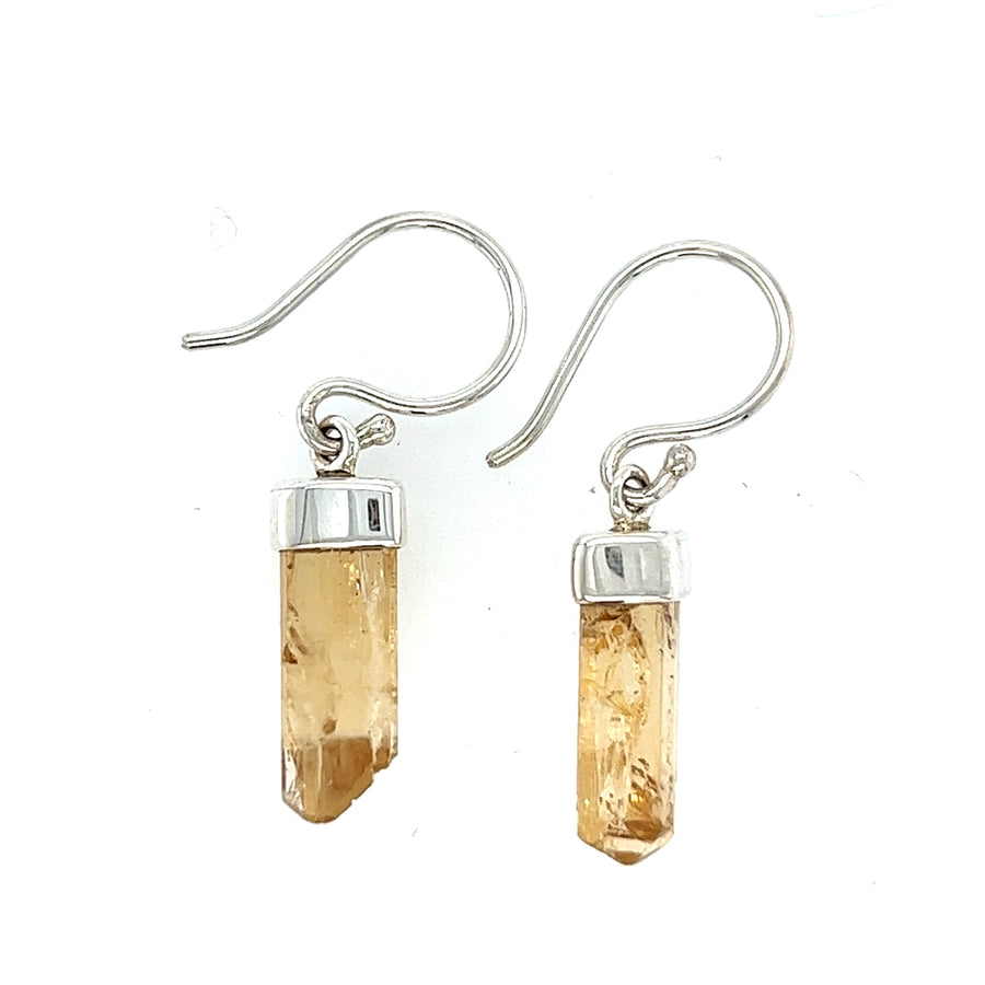 Silver Earrings - Colored Stone