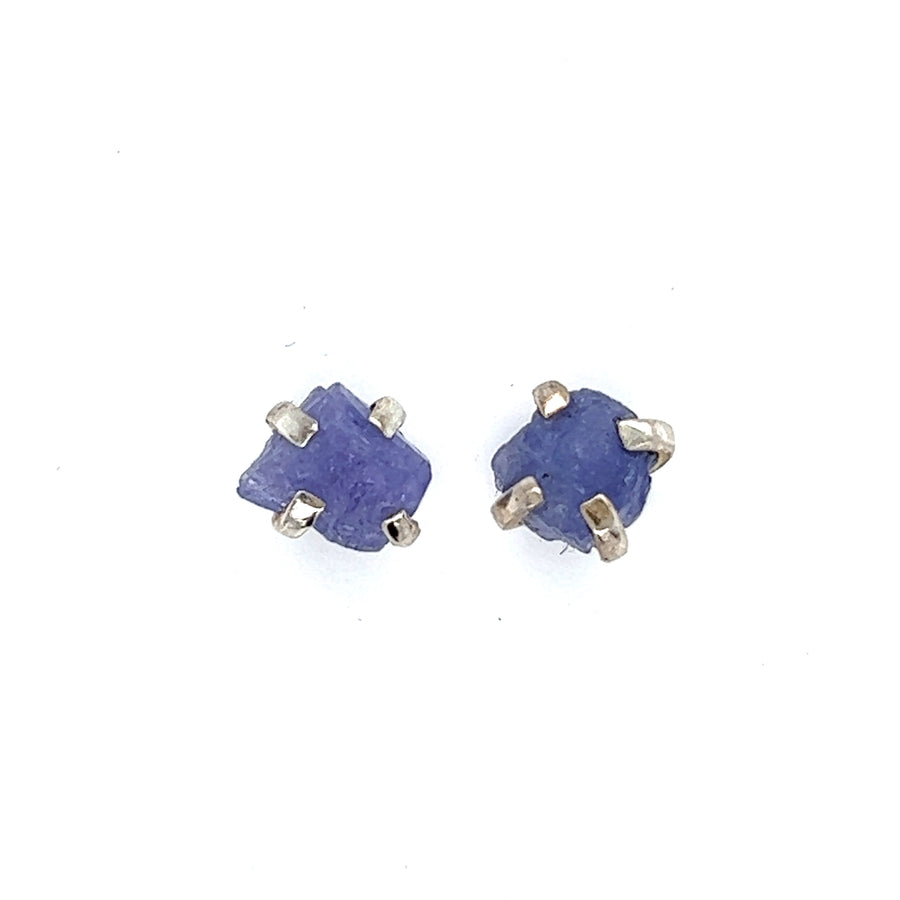 Silver Earrings - Colored Stone