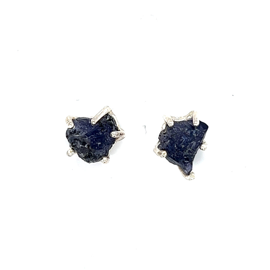 Silver Earrings - Colored Stone