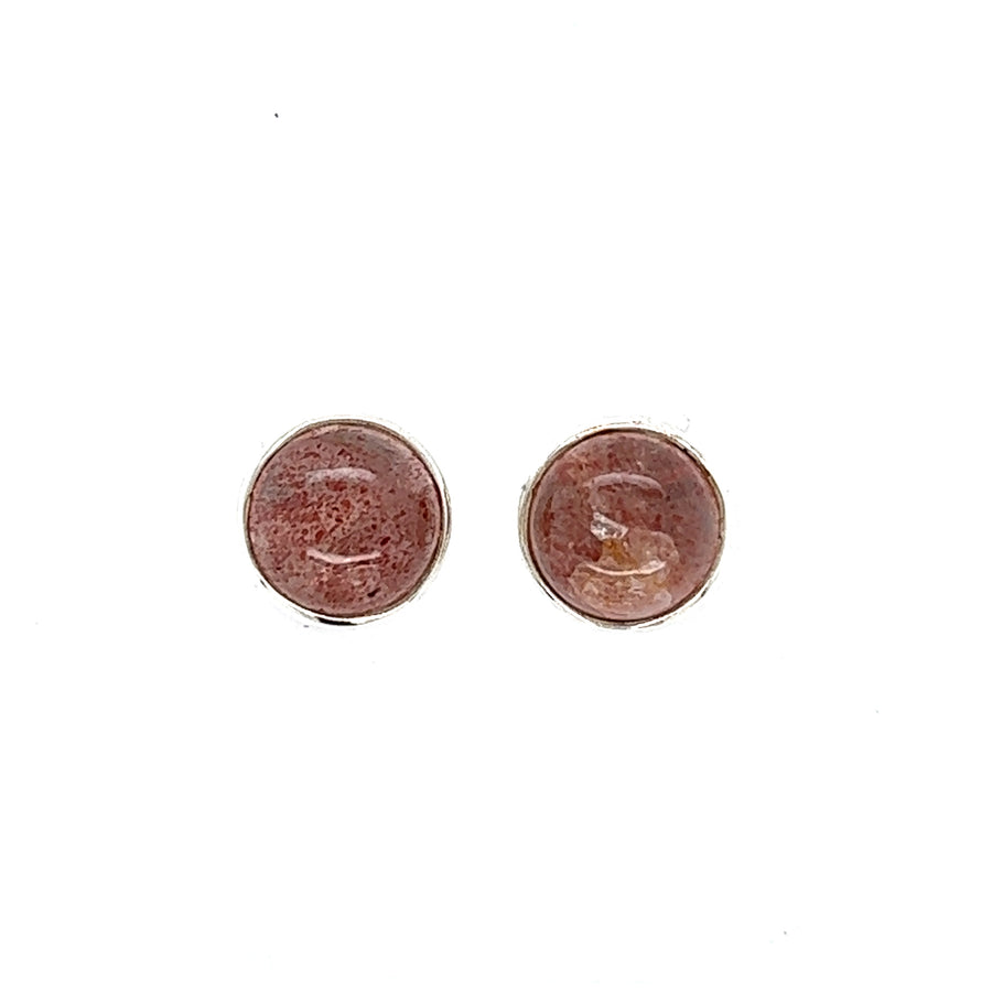 Silver Earrings - Colored Stone