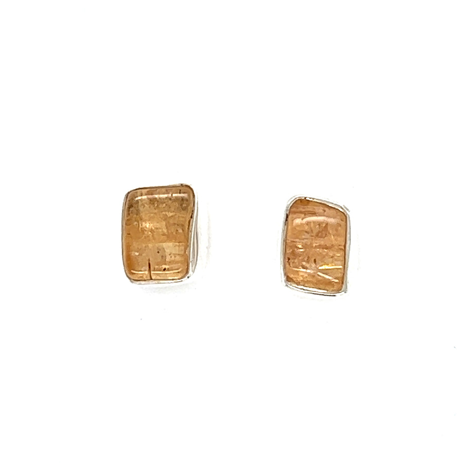 Silver Earrings - Colored Stone