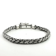 925 Sterling Silver Wheat Bali Bracelet