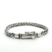 925 Sterling Silver Wheat Bali Bracelet
