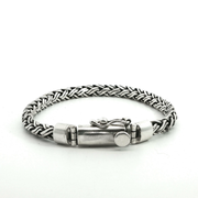 925 Sterling Silver Wheat Bali Bracelet