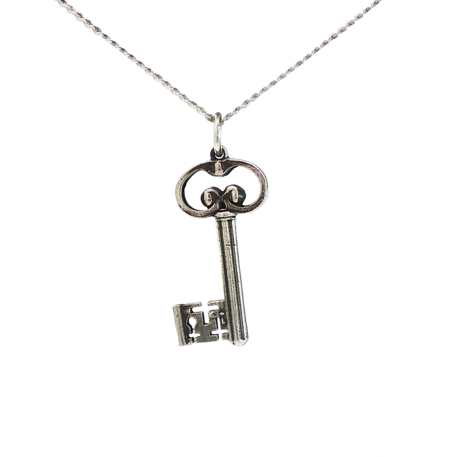 Sterling Silver Loch Leven Key Necklace