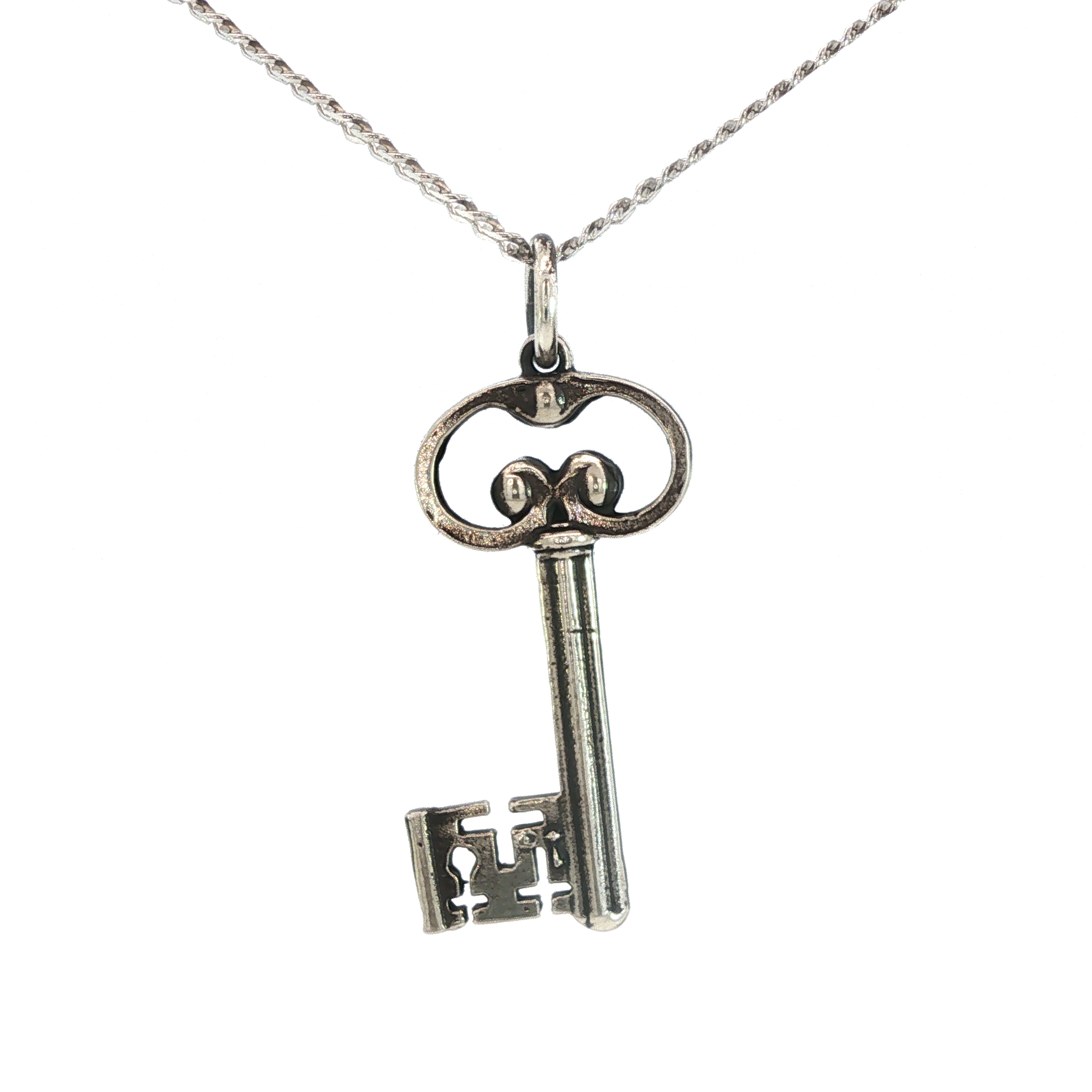 Sterling Silver Loch Leven Key Necklace