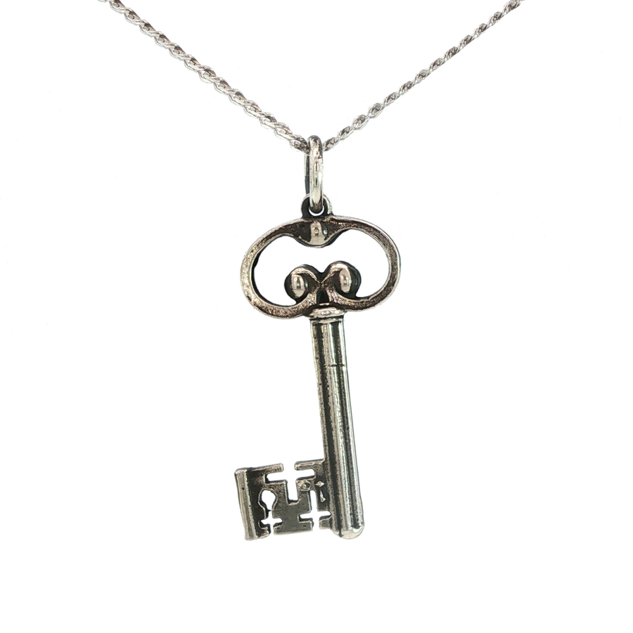 Sterling Silver Loch Leven Key Necklace