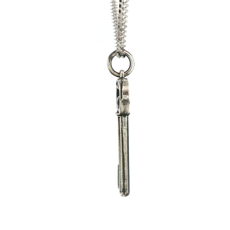 Sterling Silver Loch Leven Key Necklace