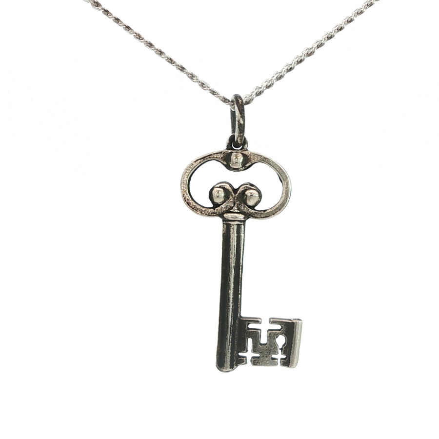 Sterling Silver Loch Leven Key Necklace
