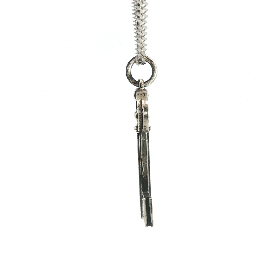 Sterling Silver Loch Leven Key Necklace