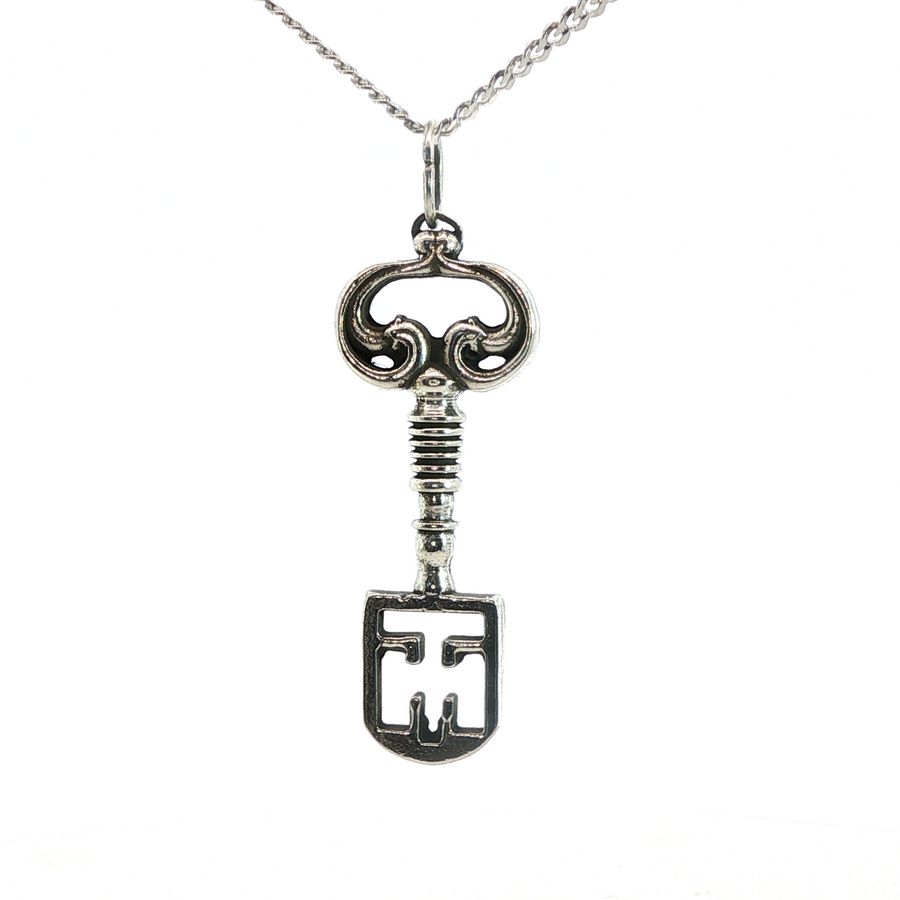 Sterling Silver CApucine Chamberlain Key Necklace