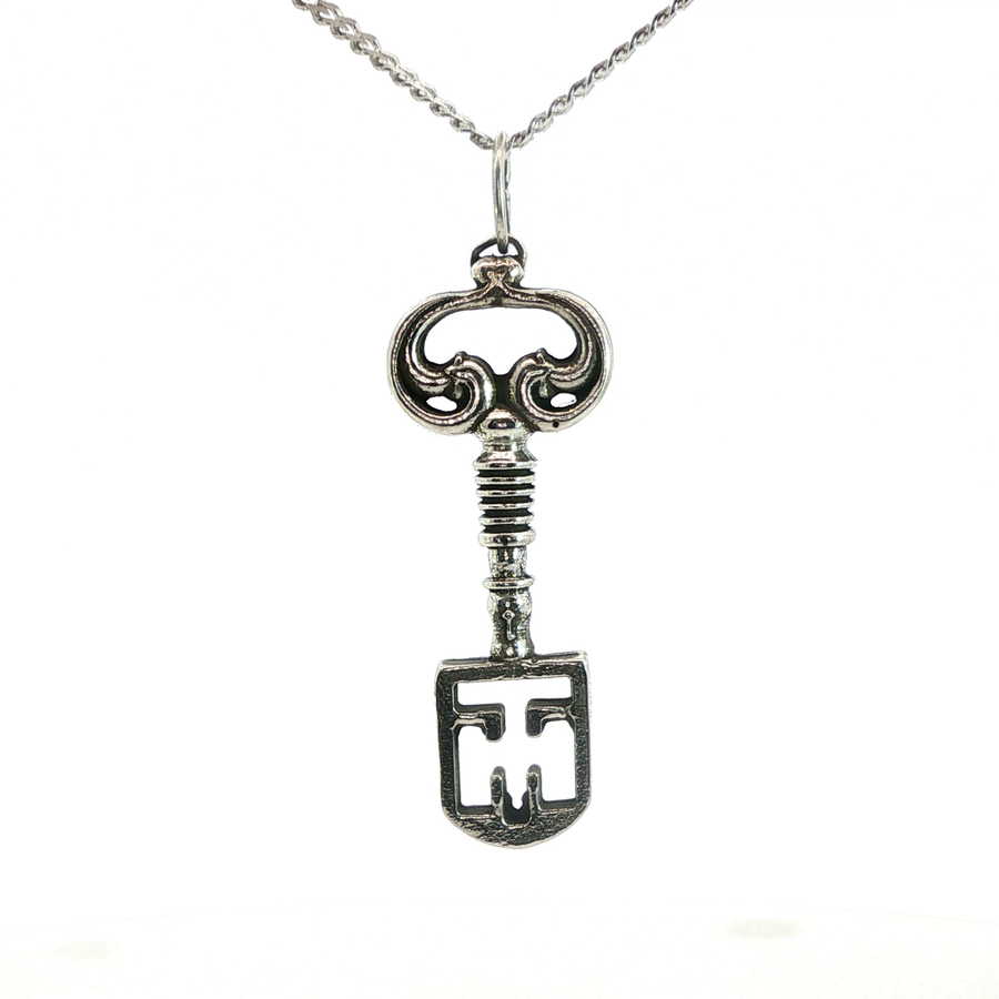 Sterling Silver CApucine Chamberlain Key Necklace