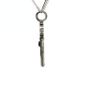 Sterling Silver 13th Century Iron Key Necklace