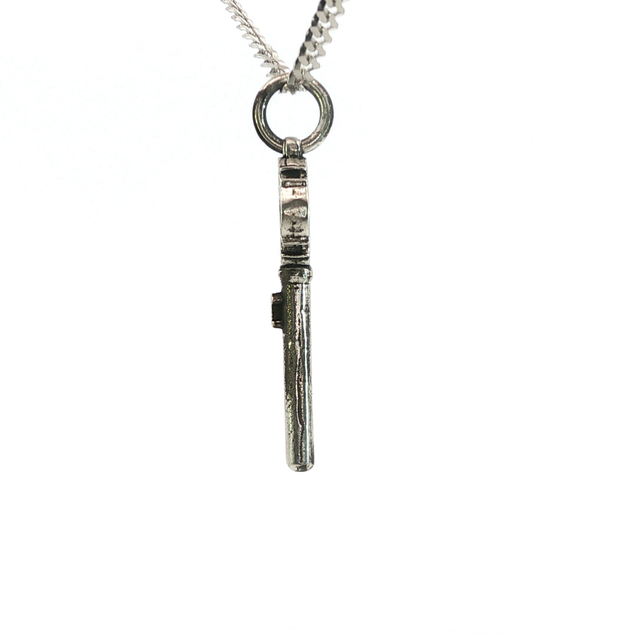 Sterling Silver 13th Century Iron Key Necklace