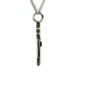 Sterling Silver 13th Century Iron Key Necklace
