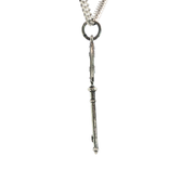 Sterling Silver Zodiac Skeleton Key Necklace