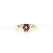 14K Yellow Gold Spinel & Natural Diamonds Fairy Tale Ring