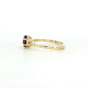 14K Yellow Gold Spinel & Natural Diamonds Fairy Tale Ring