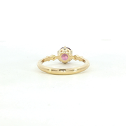 14K Yellow Gold Spinel & Natural Diamonds Fairy Tale Ring