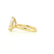 14K Yellow Gold Lab Diamond Signature Solitaire Engagement Ring
