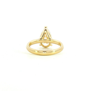14K Yellow Gold Lab Diamond Signature Solitaire Engagement Ring