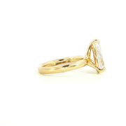 14K Yellow Gold Lab Diamond Signature Solitaire Engagement Ring