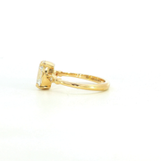 18K Yellow Gold Vintage Inspired Lab Diamond Reverie 'Dutchess' Engagement Ring