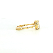18K Yellow Gold Vintage Inspired Lab Diamond Reverie 'Dutchess' Engagement Ring