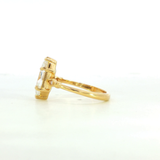 18K Yellow Gold Lab Diamond Vintage Inspired Reverie 'Dutchess' Engagement Ring