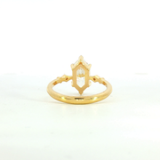 18K Yellow Gold Lab Diamond Vintage Inspired Reverie 'Dutchess' Engagement Ring