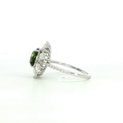 Color Stone Engagement Ring