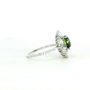 Color Stone Engagement Ring