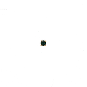 14K Yellow Gold Martini Set Natural Round Cut Green Sapphire Stud Earring