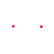 14K Yellow Gold Martini Set Pink Ruby Stud Earrings