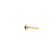 14K Yellow Gold Martini Set Diamond Stud Earrings