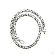 925 Sterling Silver Heavy Alternating Flattened Spiga Bali Chain