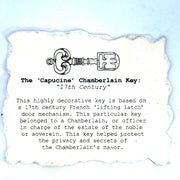 Sterling Silver CApucine Chamberlain Key Necklace