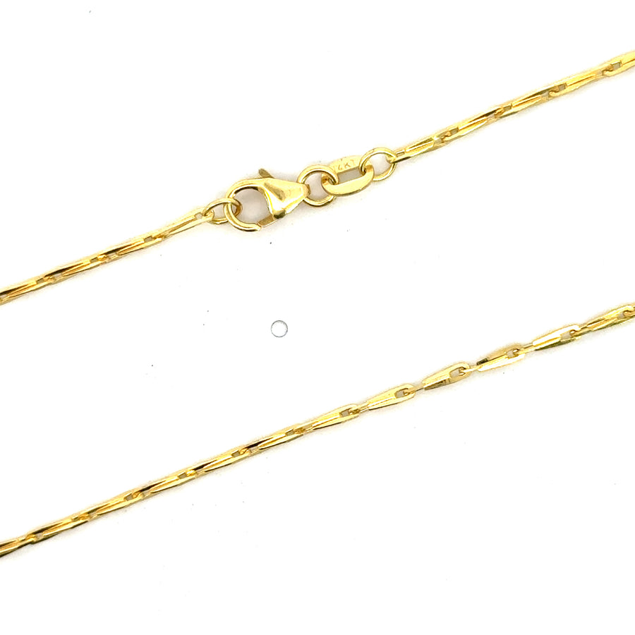 14K Yellow Gold Polished Italian Granada Chain