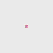 14K Yellow Gold Martini Set Natural Round Cut Pink Sapphire Stud Earring