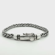 925 Sterling Silver Wheat Bali Bracelet